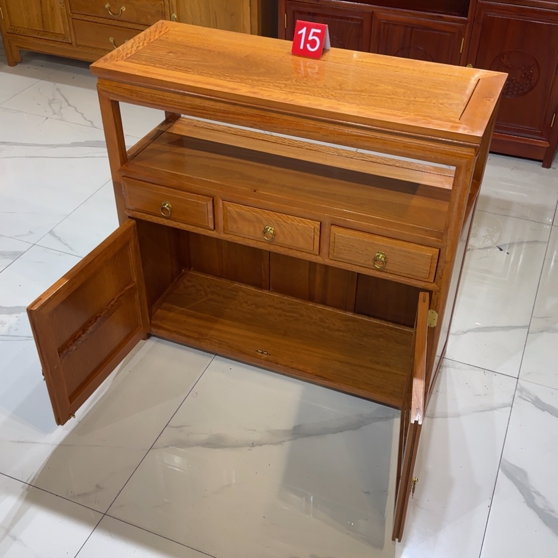 花梨木类成套家具越南花梨86✖️32高82茶水柜