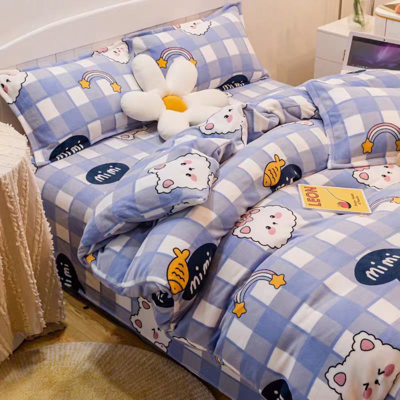 【2.0x2.3m牛奶绒被套】双人冬季保暖被套