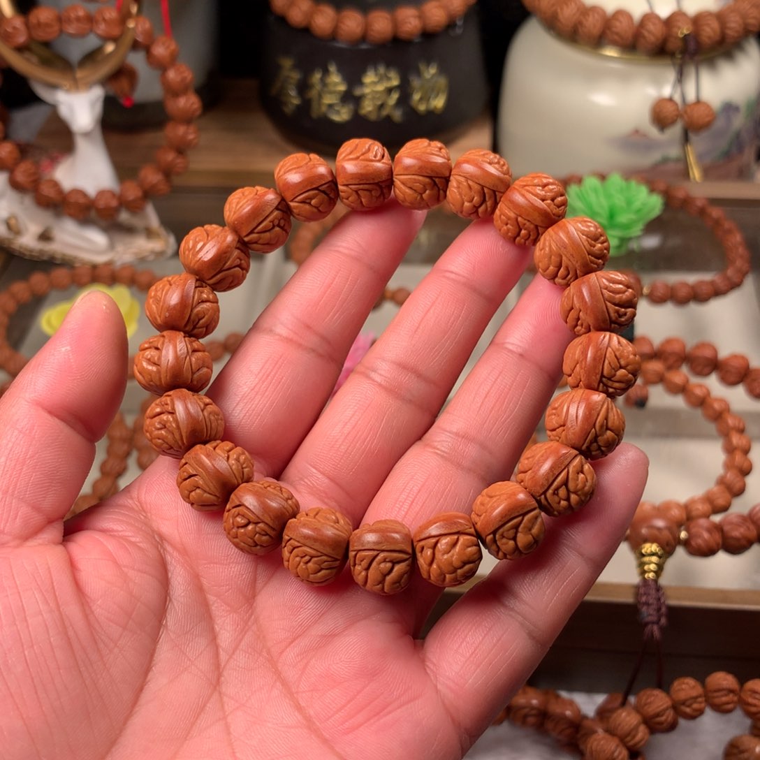 桃核吊坠荔枝手串16