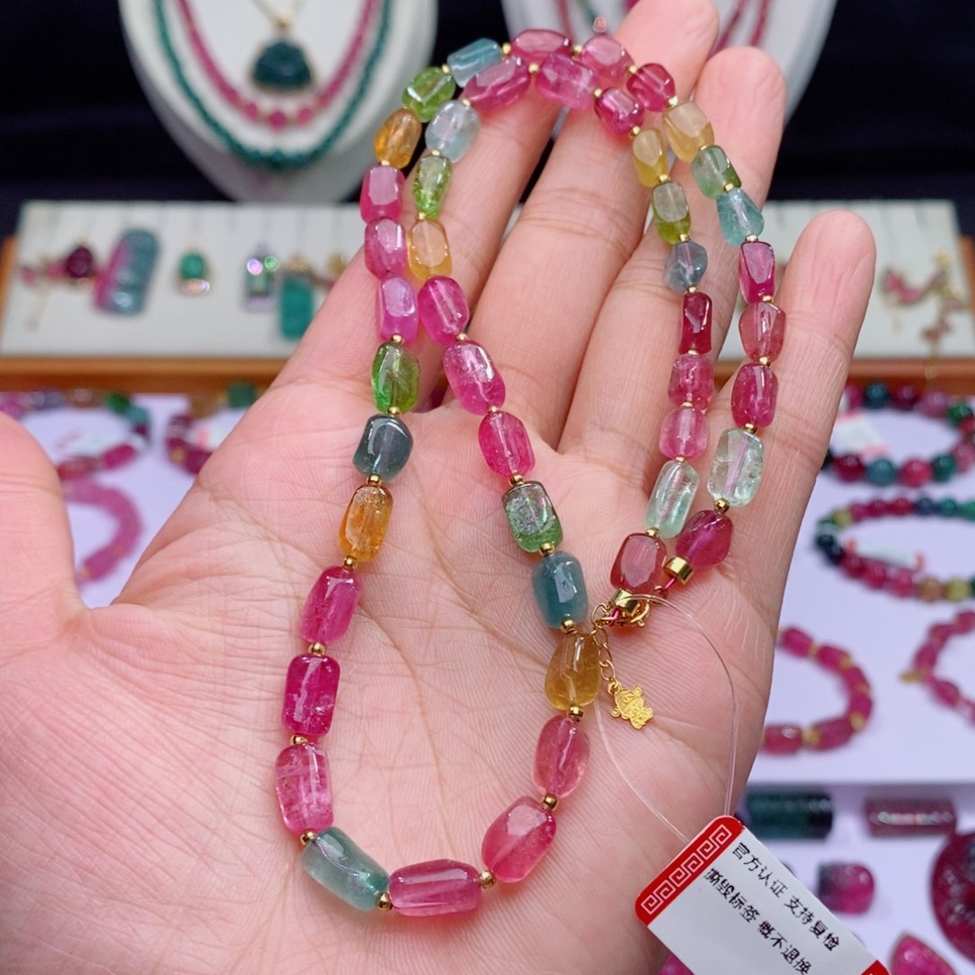 项链未镶嵌碧玺d