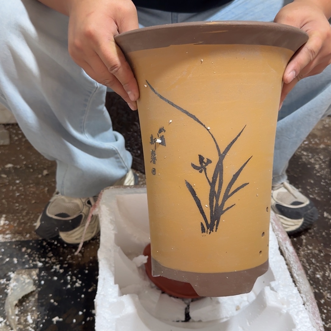 紫砂花盆口径20.25口径