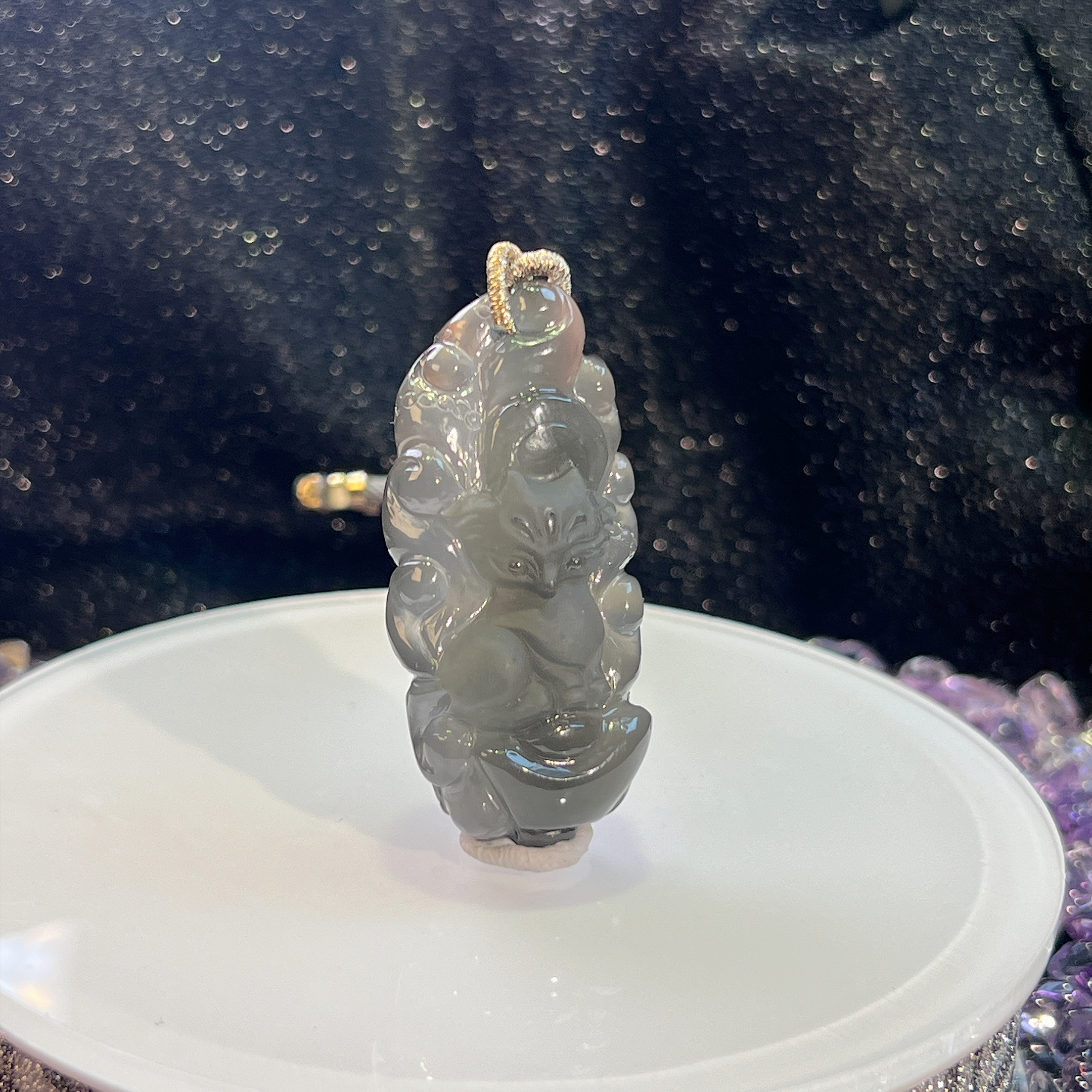 晶匠 兔毛凤九吊坠