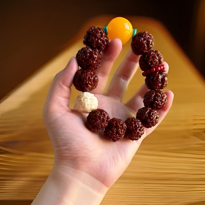 五瓣满肉大金刚机刷玉化金刚单圈醒狮（非天然配饰）