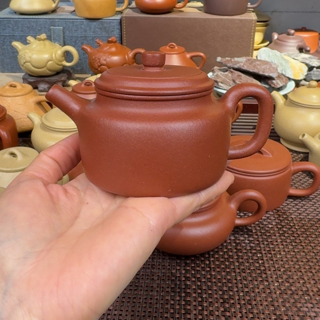 段泥茶壶降坡200毫升左右