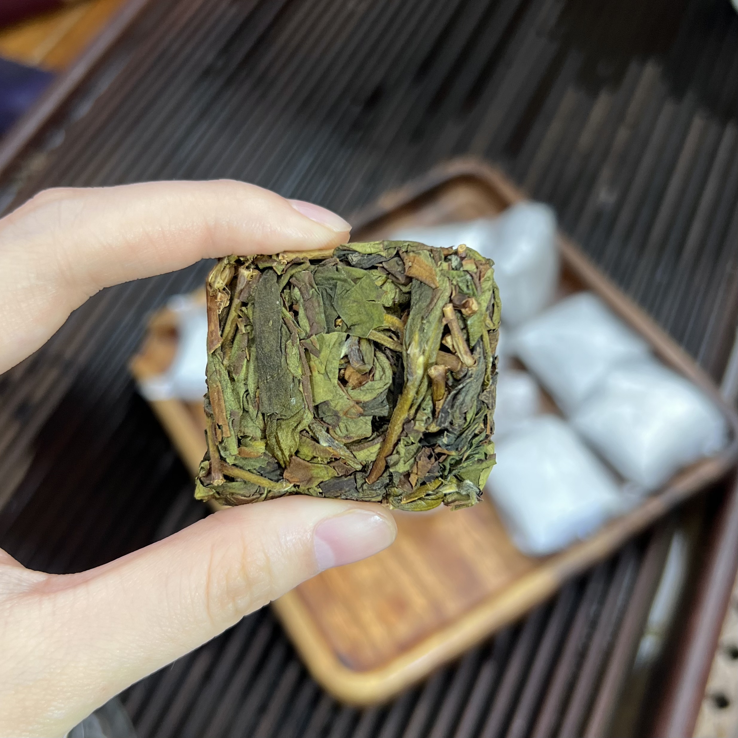 漳平水仙 小鹿收茶 闽西乌龙 紧压茶 5月29