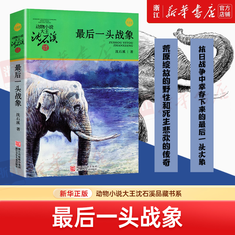 最后一头战象(升级版)/动物小说大王沈石溪品藏书系 新华书店正版