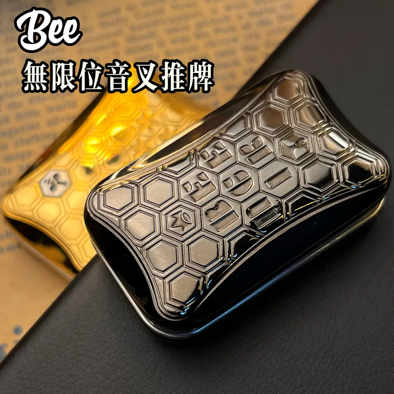 【蜂巢】Halooplayer花式无限陀螺位内置音叉磁力推牌高端EDC解压