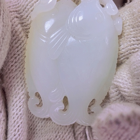 和田玉（糖玉）挂件未镶嵌