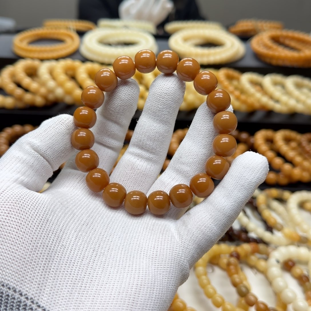 一***安手串菩提根/象牙果11×12 胖苹果 11年 鬼工