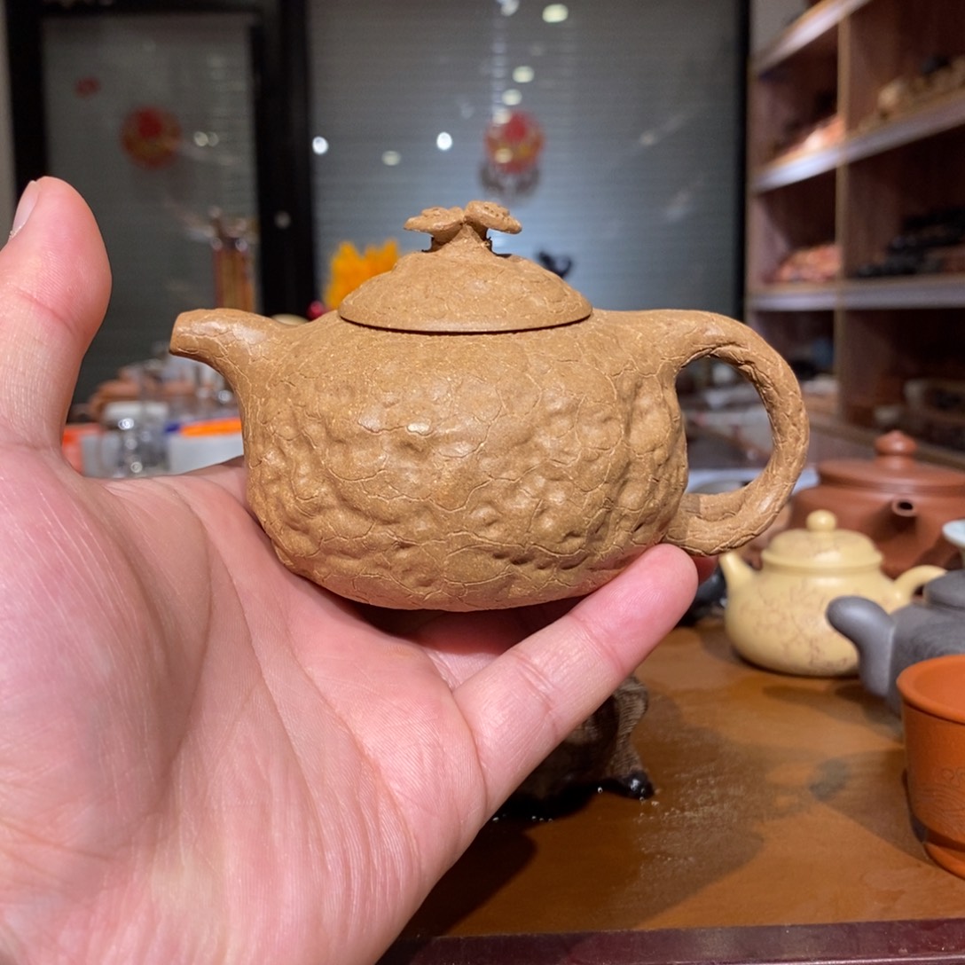 紫砂茶壶段泥精工半手供春壶200cc