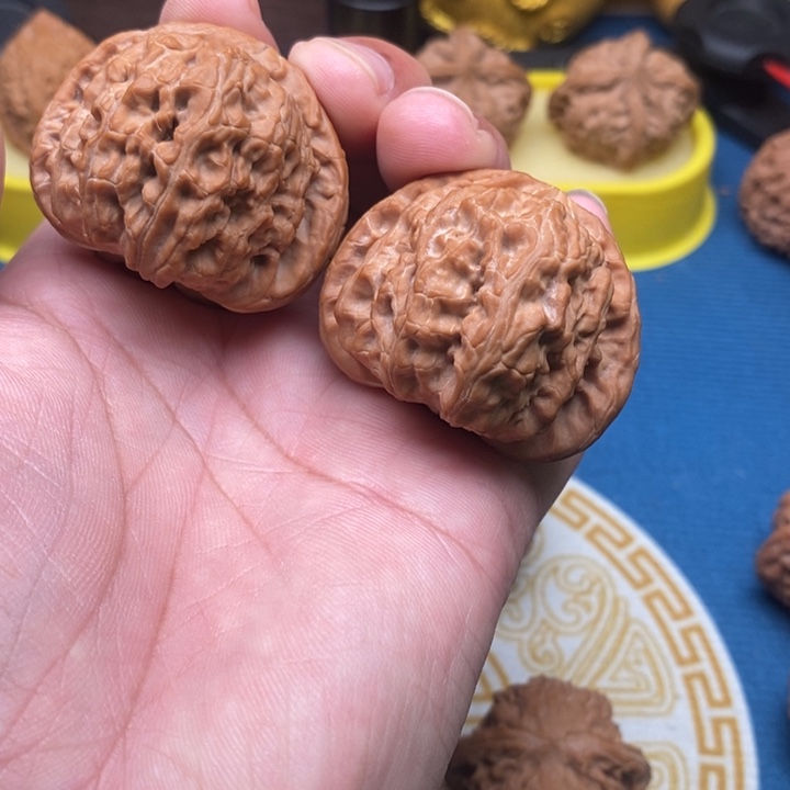 核桃手串/手链P****_白狮子头44尺