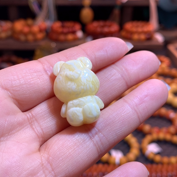 蜜蜡未镶嵌吊坠(不含链)