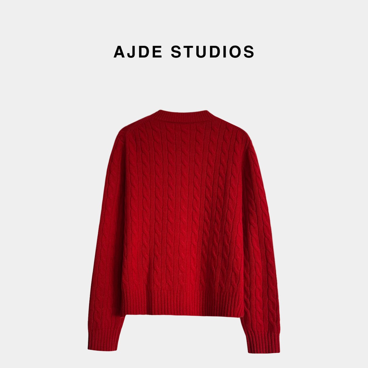 AJDE｜小马绞花开衫01