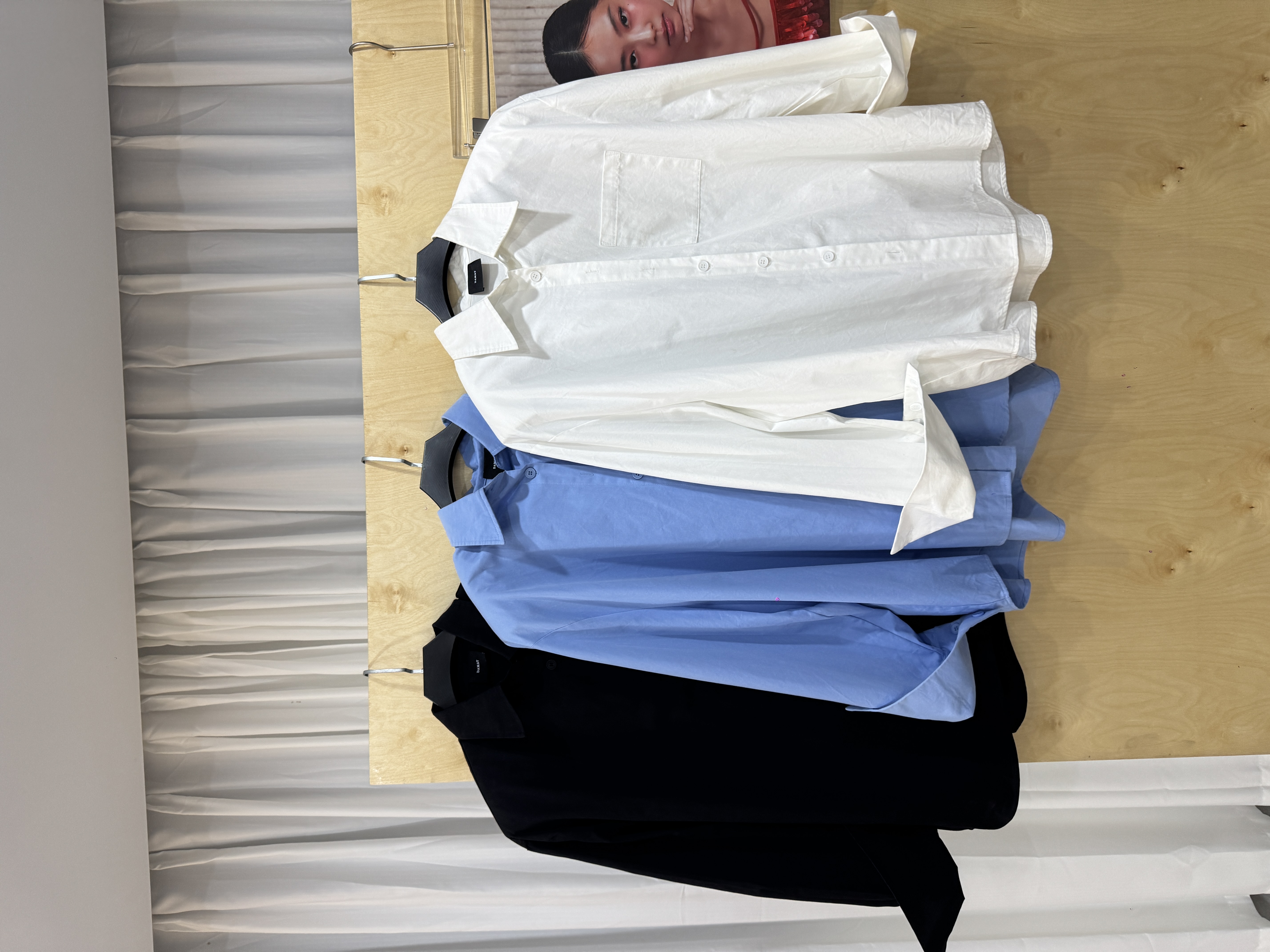 DAMAY推选早秋纯色宽松休闲百搭简约炸街时尚白色衬衣