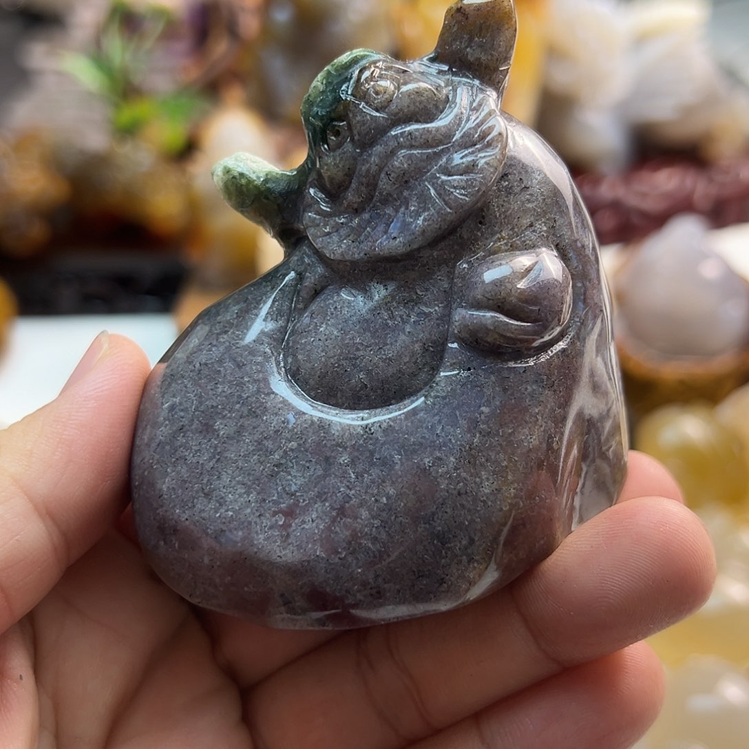 玛瑙/玉髓未镶嵌吊坠(不含链)