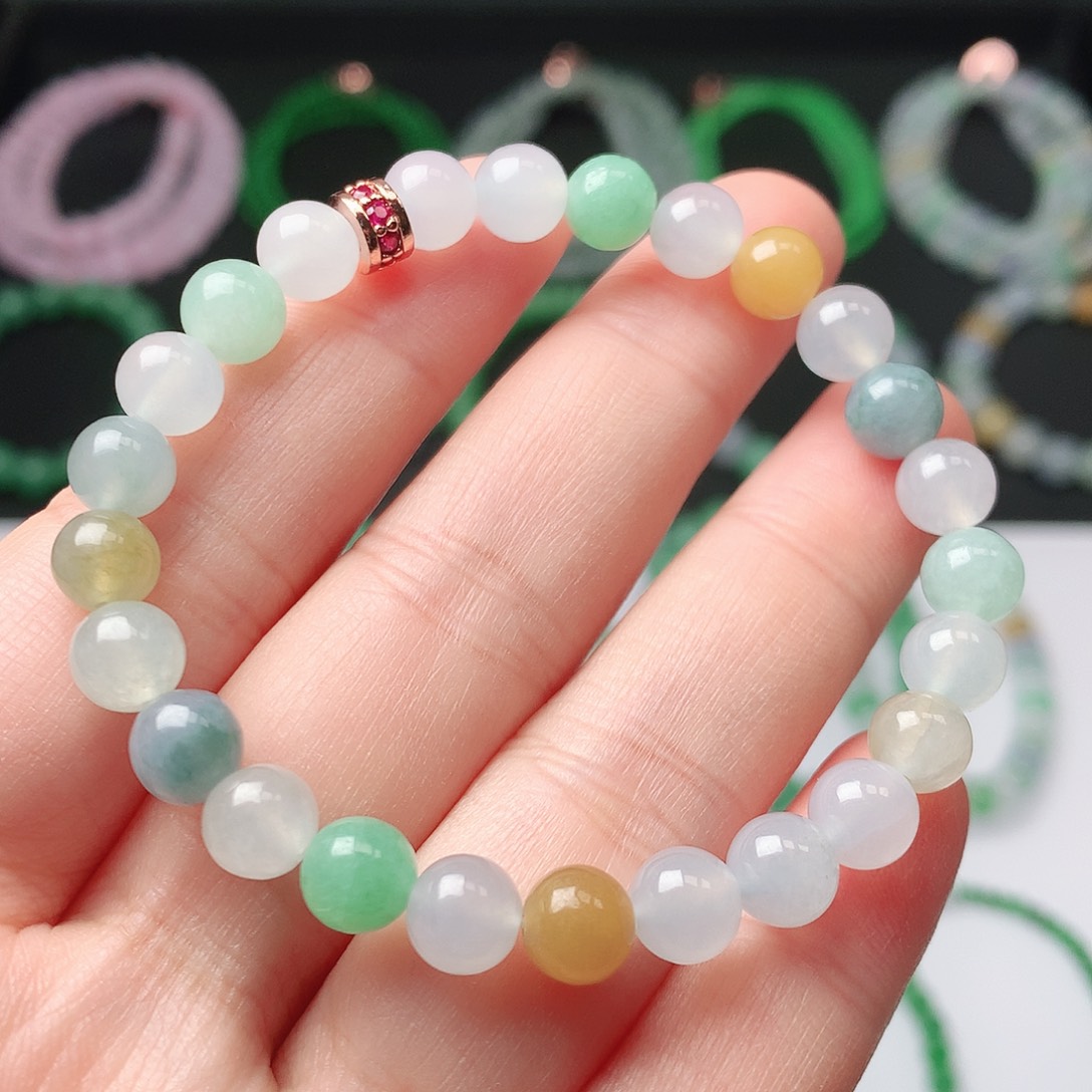 翡翠未镶嵌手链翡翠