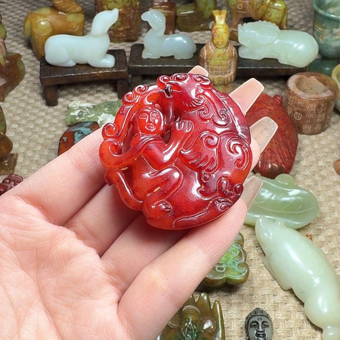 白玉菩提吊坠挂件