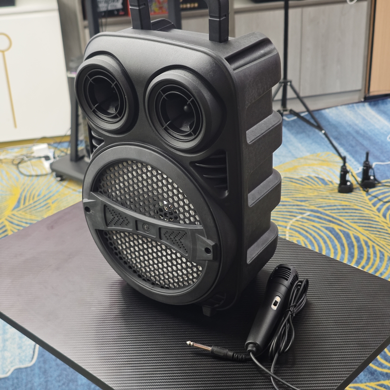 【户外K歌】8107广场舞K歌蓝牙音响8寸户外便携广场舞大音响