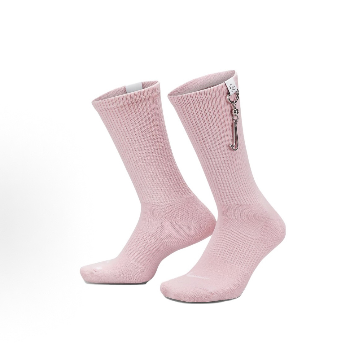 Nike Cushioned Crew Socks 纯色挂饰中筒袜 女款DX5995-690