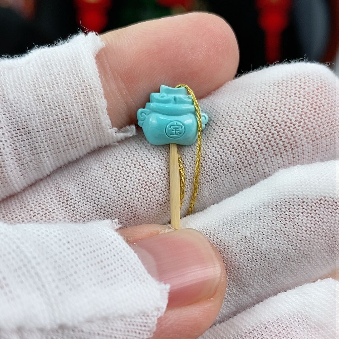 绿松石珠宝奇石未镶嵌