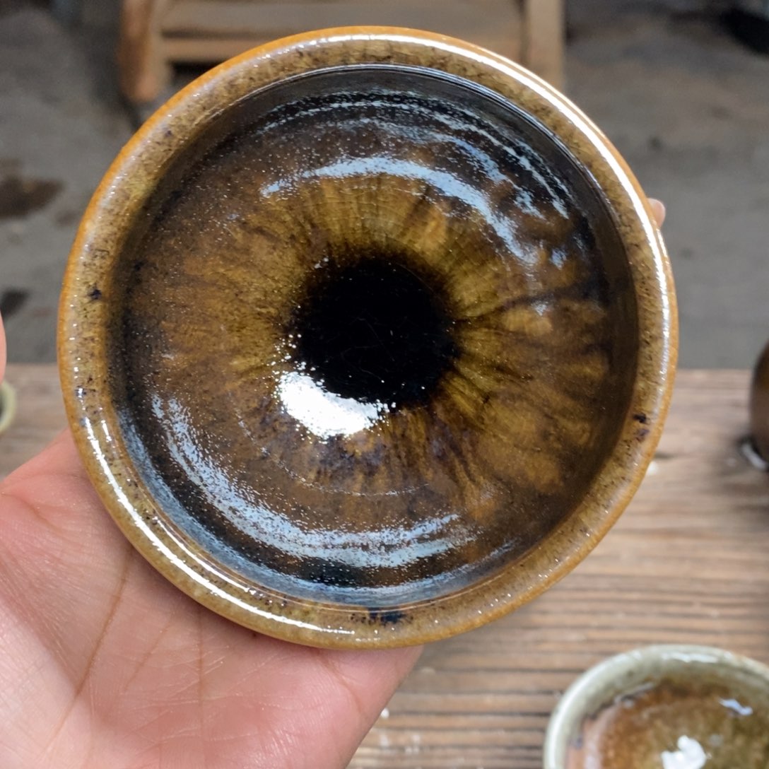 大***计浪鬼柴烧 禅寂系列杯 开片不退换