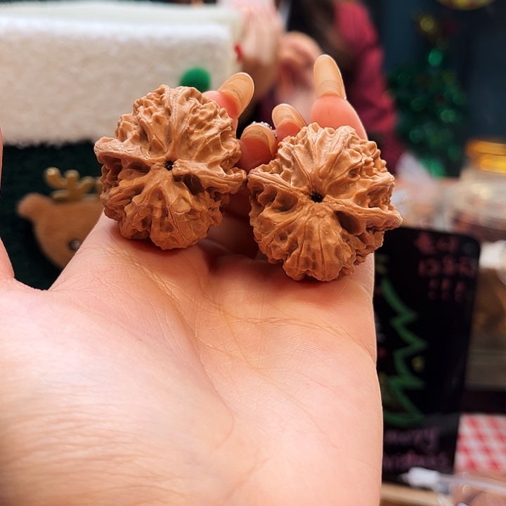 文玩核桃吊坠平安夜苹果园