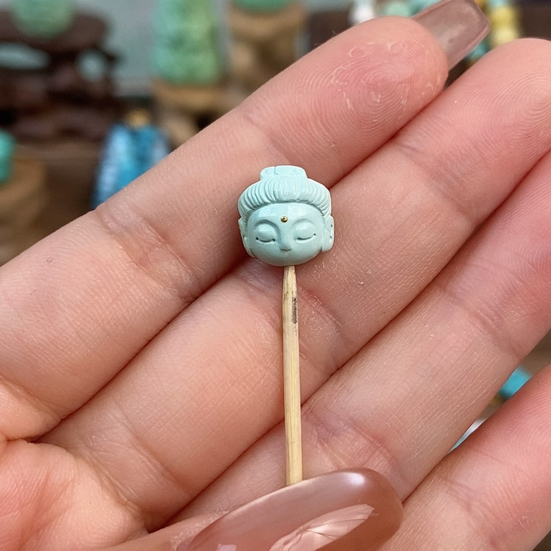 绿松石雕刻未镶嵌