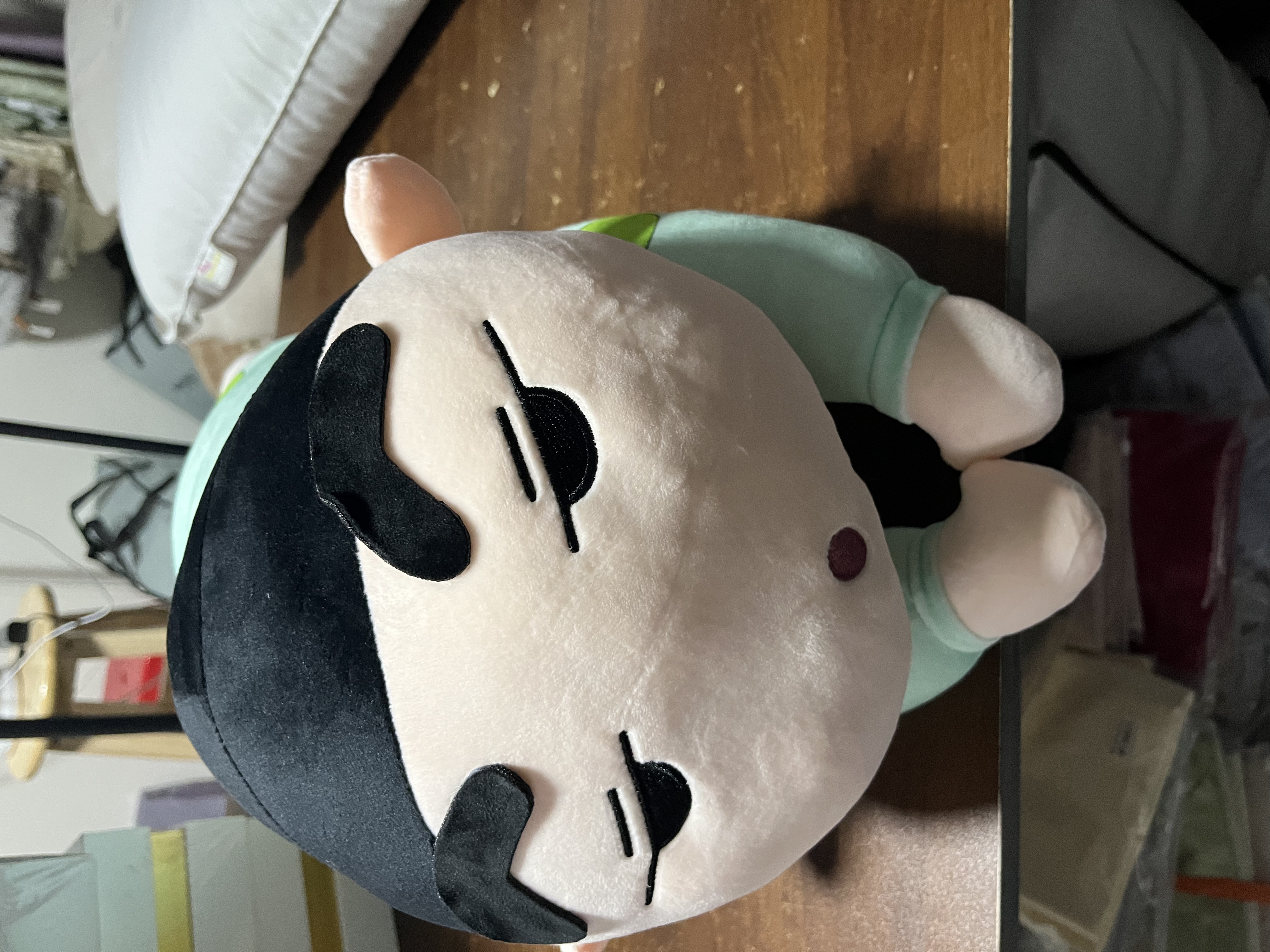 可爱蜡笔小新玩偶趴睡抱枕毛绒玩具睡觉陪睡公仔礼物