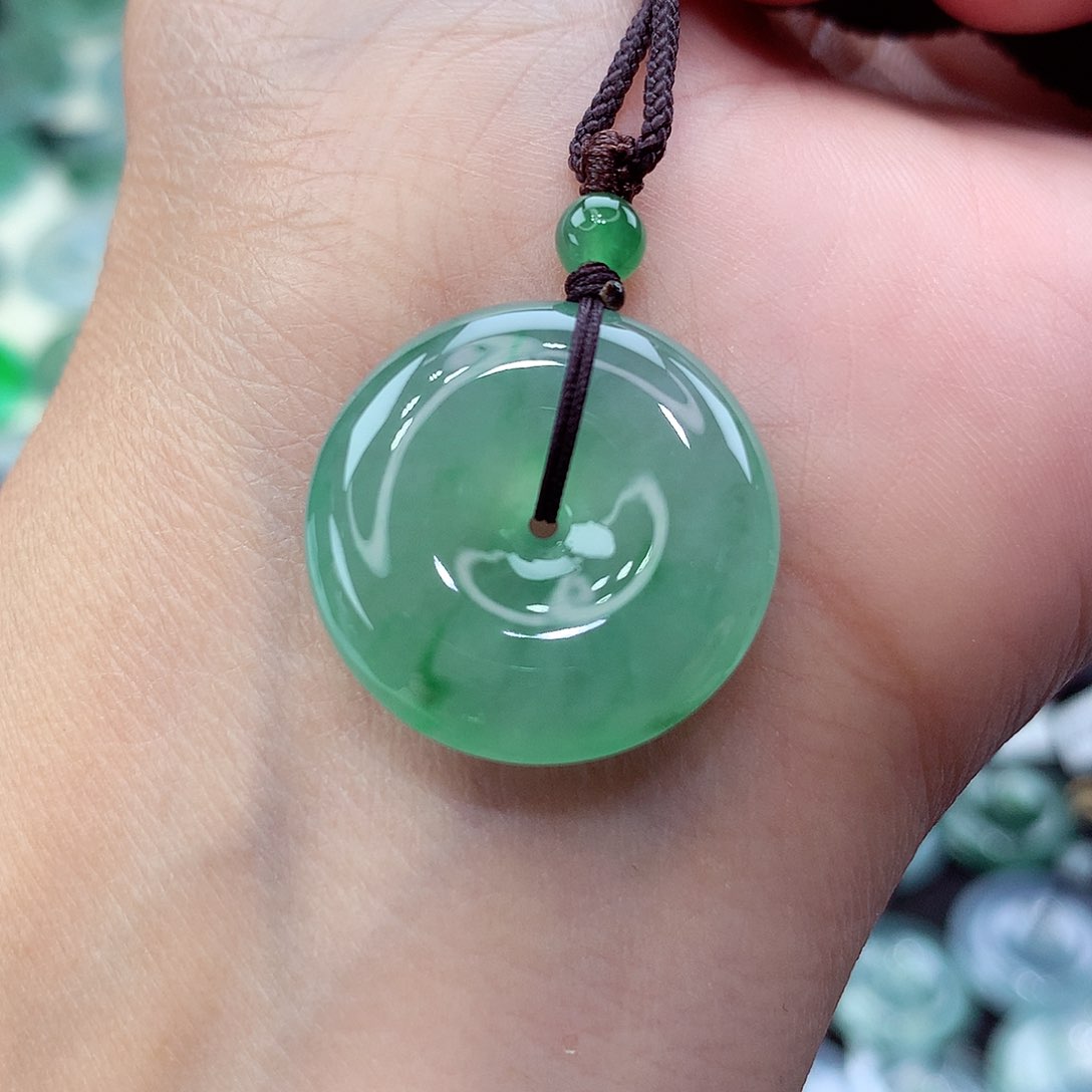 颈饰未镶嵌翡翠编号30尺寸21.6-5.7