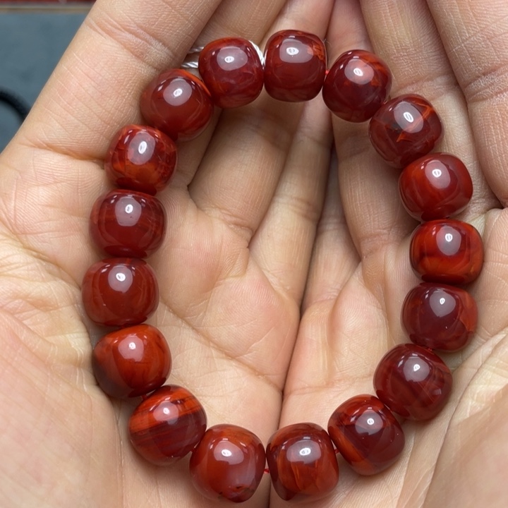 南红玛瑙手串13多样性发1未镶嵌
