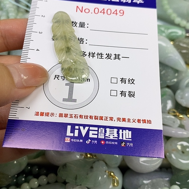 翡翠未镶嵌颈饰翡翠