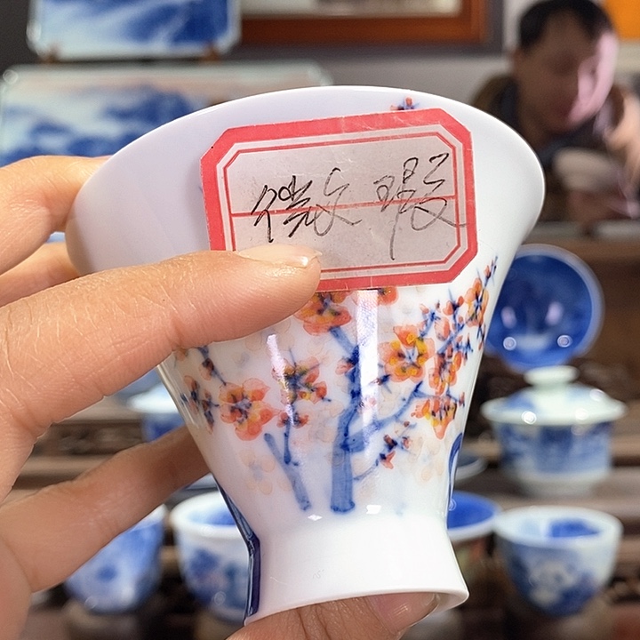 杯海*景德镇手工手绘陶瓷，高亮兴老师作品