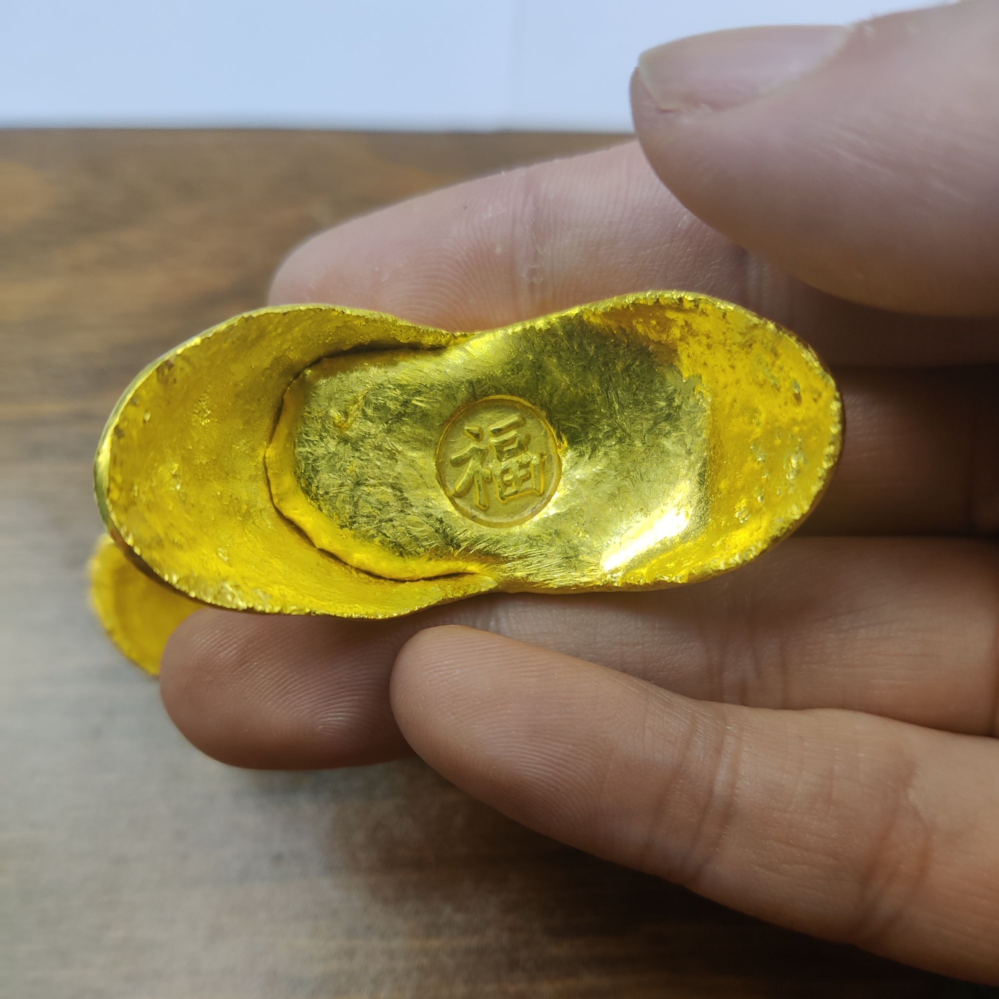 金色小元宝 60克左右 实心 可溶可化可改款 创意摆件