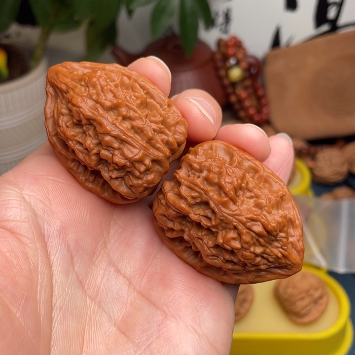 文玩核桃把件野生壁虎36