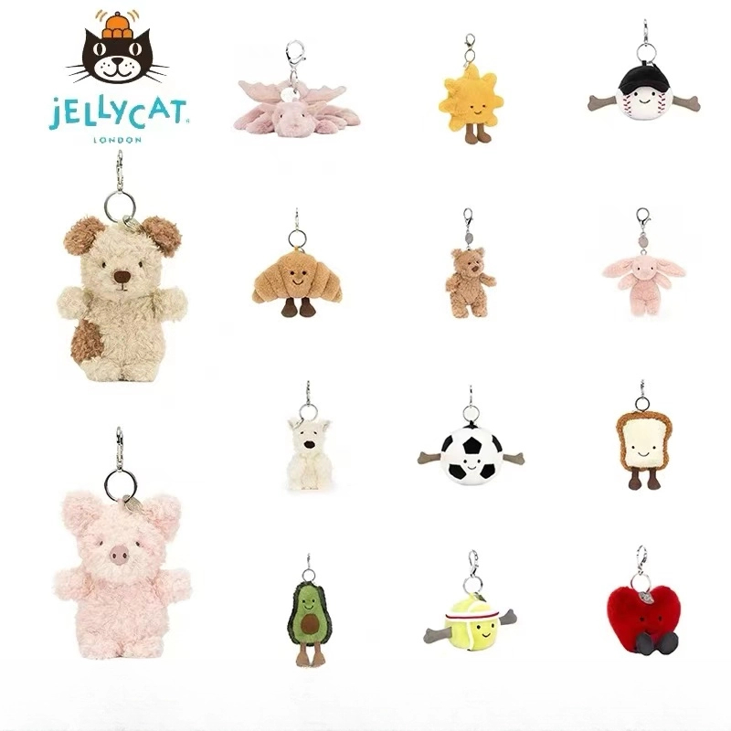 英国JELLYCAT毛绒玩偶挂件钥匙扣车挂饰大合集礼物巴塞罗熊
