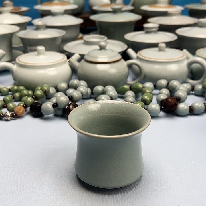 杯仿古釉马蹄杯原矿原釉原产地