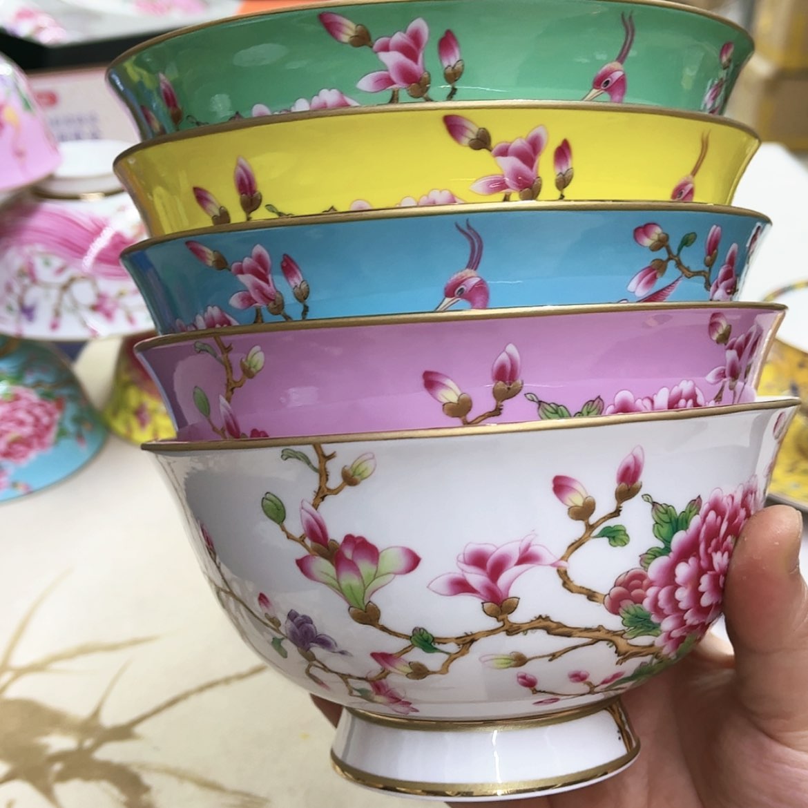 【闪购商品】骨瓷6英寸5混。。。