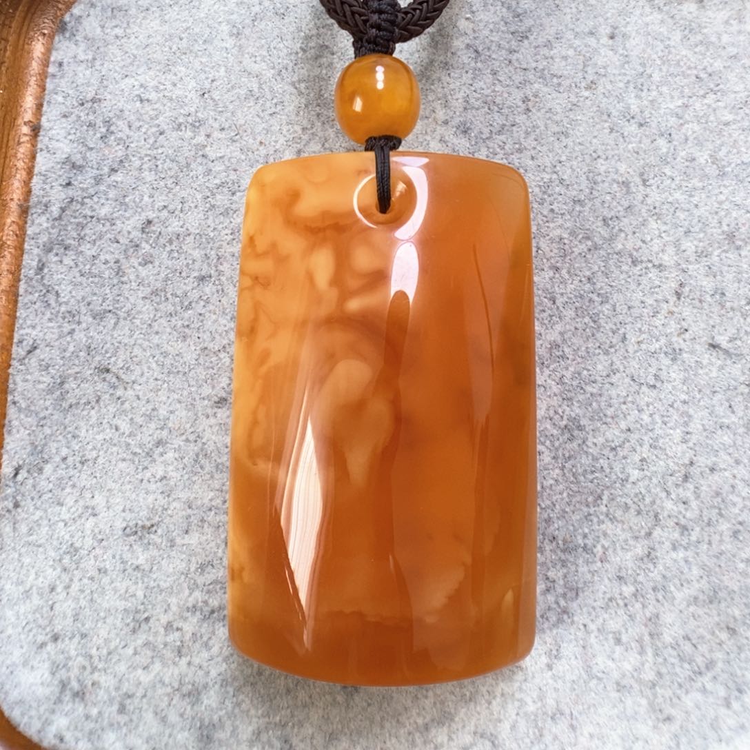 蜜蜡项链未镶嵌蜜蜡吊坠