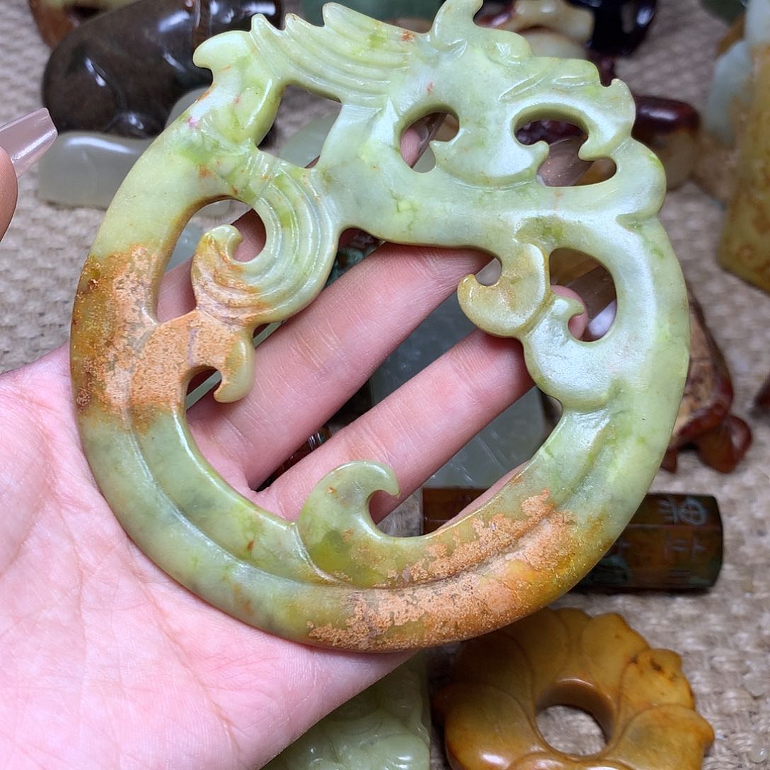 白玉菩提吊坠挂件