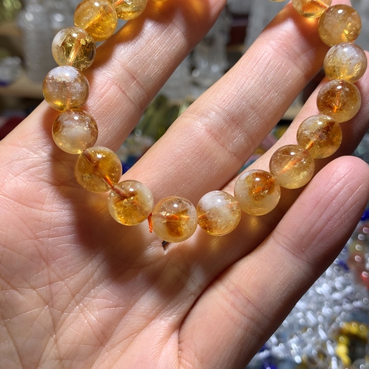 未镶嵌水晶手链10mm手串