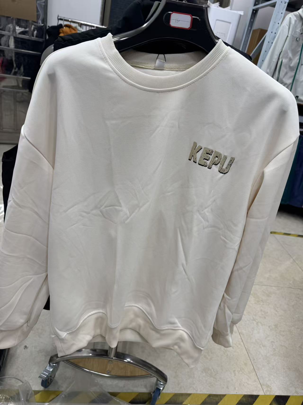 160春秋字母男圆领秋冬长袖卫衣上衣潮流运动百搭