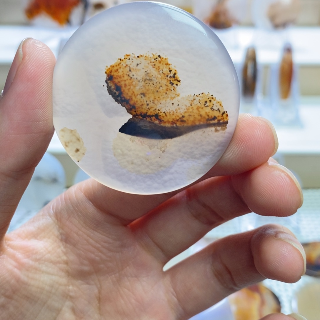 玛瑙/玉髓未镶嵌吊坠(不含链)