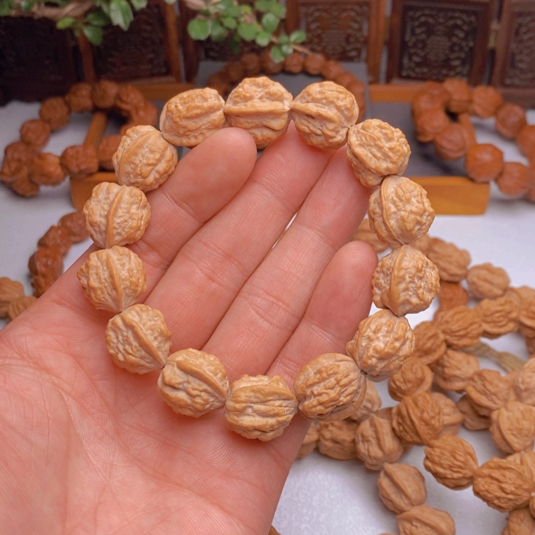 桃核手串椰*鸡蛤蟆头尺寸16
