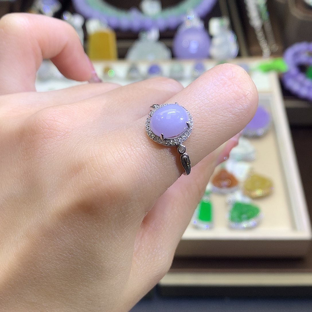 翡翠颈饰银S925镶嵌翡翠