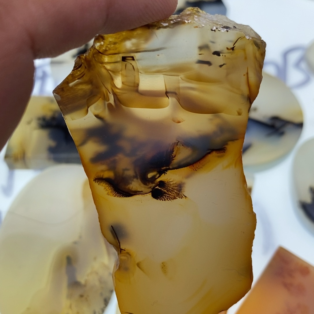 玛瑙/玉髓牌子足银镀金镶嵌