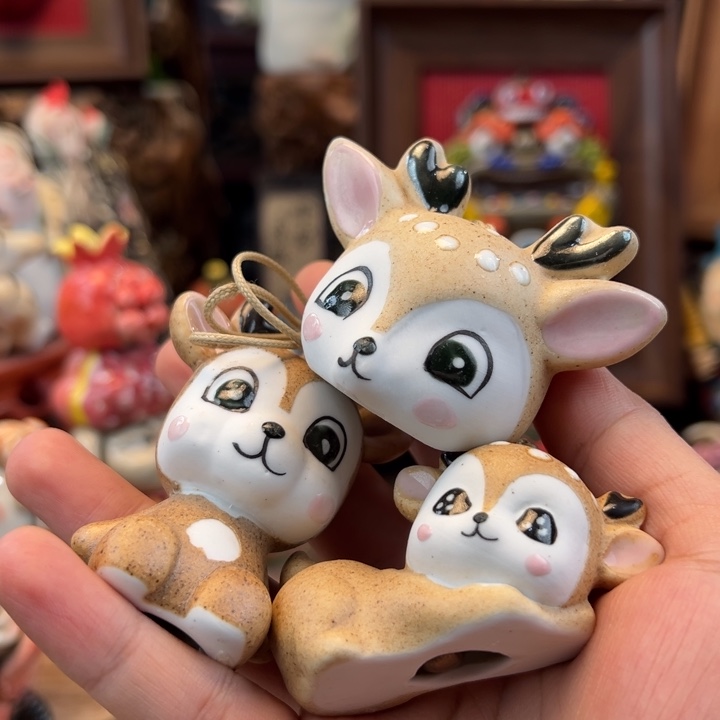 陶摆件小镇青花每日有新品