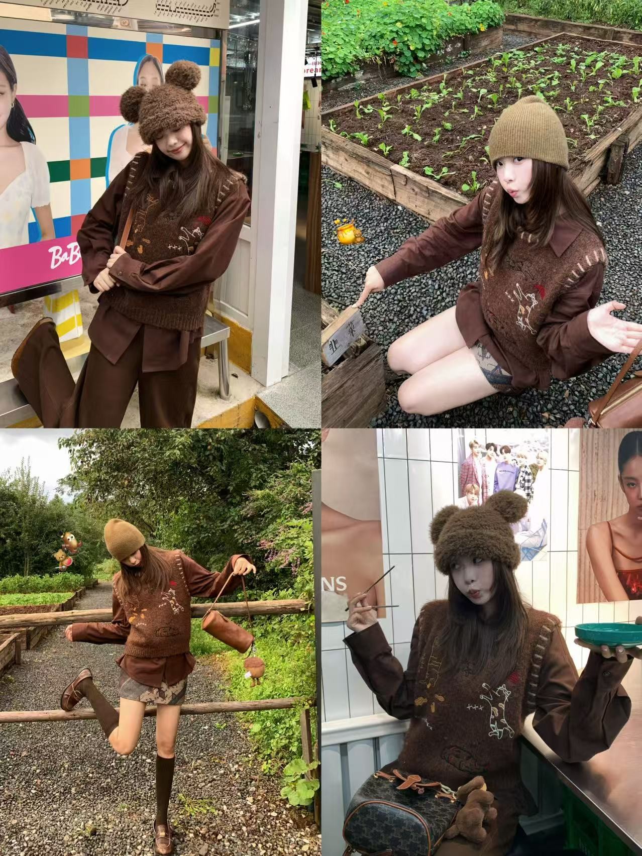 小君君布兰妮  智性组/复古摩登小廓感棉混纺显瘦衬衫
