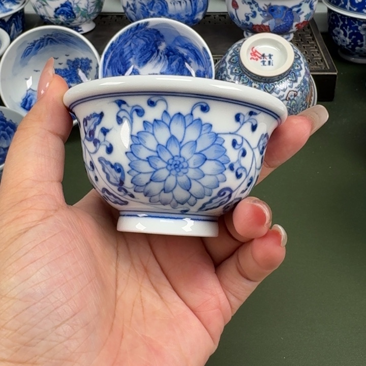 景德镇纯手工手绘茶器蒙蒙