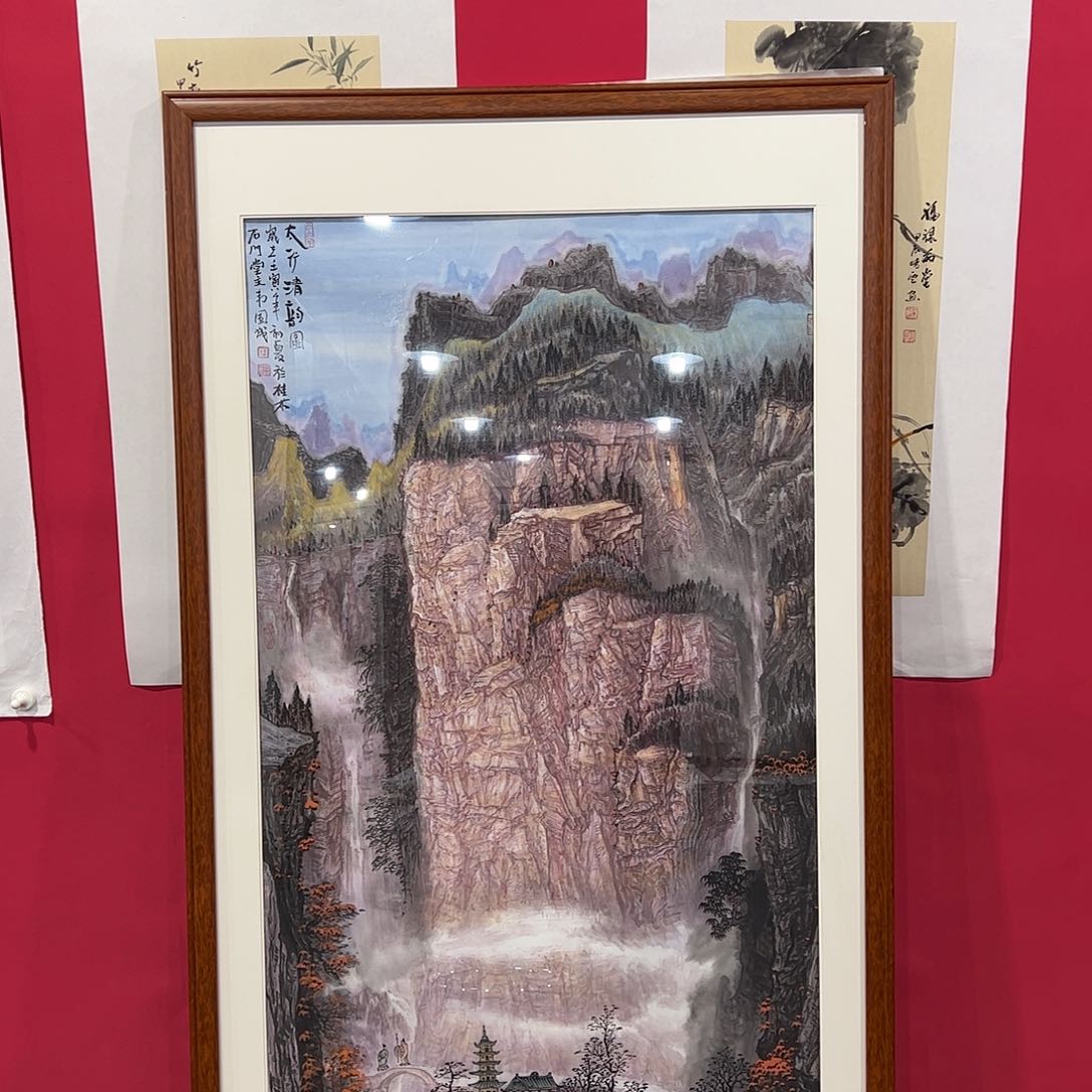 国画好**生韦国成4尺整张精品