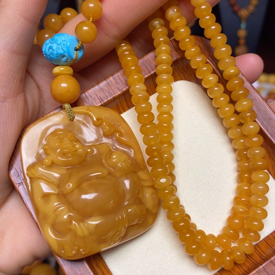 【闪购商品】蜜蜡颈饰未镶嵌项链